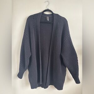 FP Movement by Free People blue Knit Cardigan
